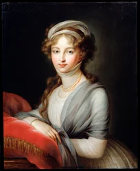 Porträt von Kaiserin Elisabeth Alexejewna, um 1795