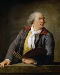 Porträt von Hubert Robert 1733-1808, 1788