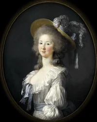 Porträt von Marie Louise von Savoyen, Prinzessin von Lamballe