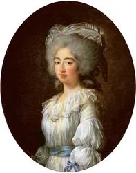 Porträt der Louise Marie Josephine, Comtesse de Provence, später Königin von Frankreich