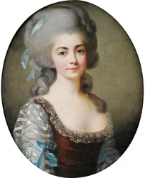Porträt der Opernsängerin Antoinette Saint-Huberty 1756-1812, ca. 1780