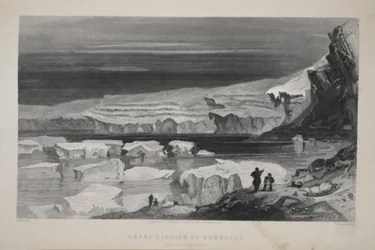 Der große Humboldt-Gletscher, Illustration aus 