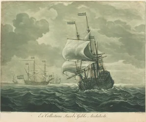 Schifffahrtsszene aus der Sammlung von Jacob Gibbs