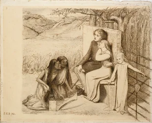 Zwei Liebende, 1854