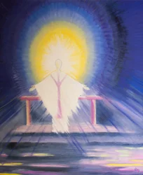 Nach der Wandlung bei der Messe ist Jesus Christus, wahrer Gott und wahrer Mensch, in all seiner Herrlichkeit bei uns gegenwärtig
