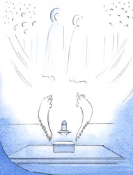 Durch Darstellungen himmlischer Realitäten in unseren Heiligtümern fällt es den Menschen leichter zu beten: Herzen und Gedanken werden zu Gott erhoben