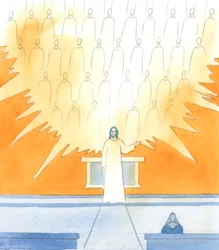 Christus bat mich, meine kleinen Fehler zu vergessen und mich über die wunderbare Gesellschaft der Heiligen zu freuen, 2005