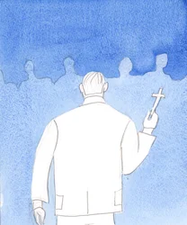 Christus schaut mit Freude zu, wie ein Mann, der einst in gewalttätige und kriminelle Aktivitäten verwickelt war, nun weit reist, um jungen Menschen von 
