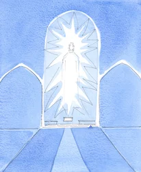 Christus, unser Gott, ist sakramental in all seiner Herrlichkeit im Tabernakel gegenwärtig