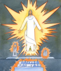 Christus, unser Erlöser, ist in den Heiligen Schriften gegenwärtig, gegenwärtig im Priester, der für uns 