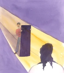 Christus sagte, dass eine Person, die vorgibt, Christus zu lieben, während sie sich weigert, die Gebote zu halten oder den Willen Christi in anderen Angelegenheiten zu tun, wie ein Mann ist, der eine Tür hochhält