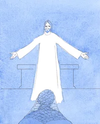 Christus sprach zu mir über alle Menschen in meinem Herzen, die Hilfe brauchen, und über alle meine anderen Anliegen