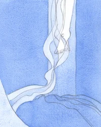 Von seinen Füßen floss Christi kostbares Blut nach unten, um sich über die Erde zu verbreiten. Durch dieses Blut wurden meine Sünden vergeben