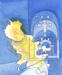 Gott ist so mächtig und heilig, dass es so ist, als würde er uns mit seiner Herrlichkeit zerschmettern, wenn er seine feurige Liebe über uns ergehen lassen würde, wenn wir unvorbereitet sind