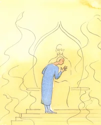 Gott der Vater kann uns im Gebet durch Seine feurige Herrlichkeit emporziehen, bis wir uns an das Herz des Vaters lehnen, in gesegneter Intimität, wie ein Kind an der Brust ihres Vaters, das sicher ist, gehört zu werden