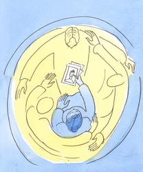 In der Liebe der drei göttlichen Personen gehalten, können wir für andere Fürbitte leisten