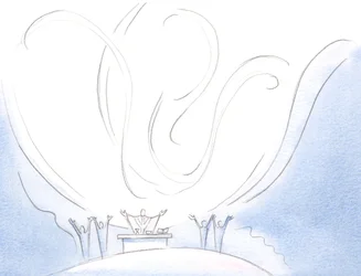 In der Heiligen Kommunion ruft Christus die vertrauende Seele zum himmlischen Tanz, in der Freude der Heiligen Dreifaltigkeit