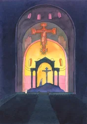 In der Westminster Cathedral und in jeder katholischen Kirche wird das Opfer von Golgatha bei der Messe für unser Heil neu dargebracht