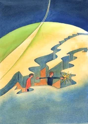 Manchen Menschen scheint es, dass die Wege, die sie persönlich in die felsigen Wände ihres Lebens schlagen, zu Gott führen können