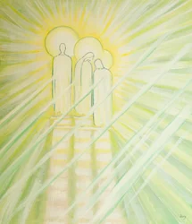 Jesus gibt große Fürbittkraft an unsere Liebe Frau und den heiligen Josef und an alle, die in seinem Namen für andere beten