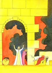 Viele Jahre vor der Geburt Christi wurde Jerusalem erobert und der heilige Tempel entweiht und zerstört, zum Entsetzen des Volkes