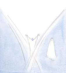 Unsere gesegnete Frau war ein lebendiges Tabernakel für Christus gewesen, aber ich sah sie an einer Seite stehen, den Kopf in Demut geneigt.