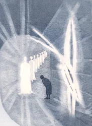 Manchmal ist Christus in seiner Herrlichkeit der Seele gegenwärtig und wird von unserem Schutzengel angebetet. Wir müssen nur anwesend sein und anbeten.