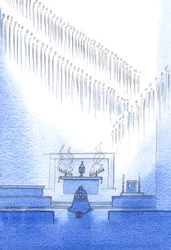 Die himmlischen Freunde, deren Leben wir im Glaubensbekenntnis anerkennen, sind um uns versammelt. Wir sind eine Familie