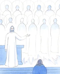Die Heiligen im Himmel sind dort, weil sie Gottes Willen im irdischen Leben getan haben oder es nachträglich getan haben, nachdem sie bereut hatten; so schätzt Christus jede unserer Gehorsamshandlungen gegenüber seinen Wünschen