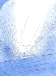 Die ganze Kirche ist um den zentralen Ort des Opfers versammelt: die Kirche des Himmels, der Erde und des Fegefeuers