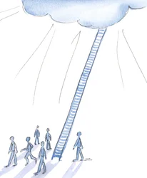 Es gibt einen Weg, dem Sturz in die „Grube“ des Verderbens zu entgehen, obwohl viele Menschen das Mittel dazu missachten, nämlich den von Christus geschaffenen Weg, 2004