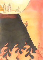 Wir haben die Wahl, in Sünde und Hölle zu versinken oder Christi Weg zum Himmel zu folgen, 2005
