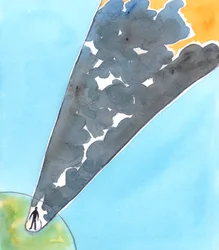 Wenn eine Person nur lebt, um ihre Gelüste zu befriedigen, und sogar ein Kind mit Verachtung und Grausamkeit behandelt, ist es, als ob sie von Gott durch Hunderte von Meilen undurchdringlicher Wolken getrennt ist