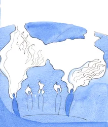 Wenn eine Seele bereit ist, mit und für eine andere zu beten, aus der Ferne, ist es, als ob das Feuer der Nächstenliebe in ihm auf diese andere Seele gerichtet ist (sowie auf Gott)