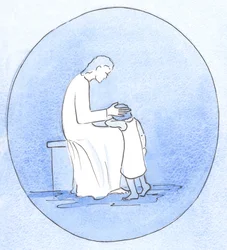 Wenn wir unsere Sünden bereuen, schaut Jesus Christus uns mit Zärtlichkeit an, so wie eine Mutter ihr Kind umarmt