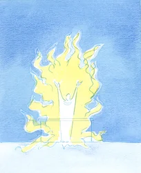 Wann immer das Heilige Opfer von unserem Altar dargebracht wird, lobt Christus, der in sakramentaler Form gegenwärtig ist, den Vater in der feurigen Liebe des Heiligen Geistes