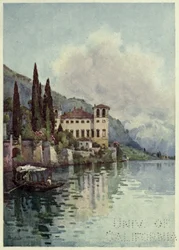 Gravedone, Lago di Como, Illustration aus 