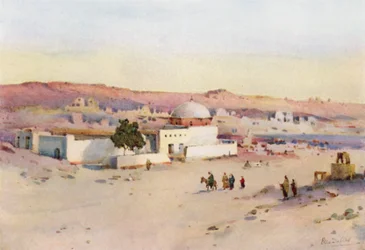 Die Straße von Assuan nach Shellal