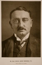 Rt Hon Cecil Rhodes, P.C. (Sepia-Foto)