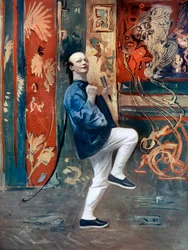 Huntley Wright in San Toy, ca. 1902