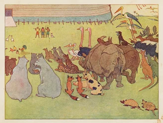 Noahs Arche: Die Tiere versammeln