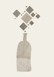 Minimalistische Diamantvase