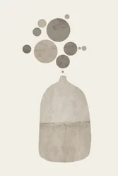 Organische abstrakte Vase