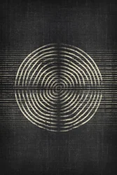 Texturierte geometrische Kreise