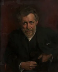 Porträt Professor Edmund von Hellmer