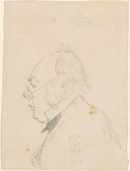Profil eines Mannes