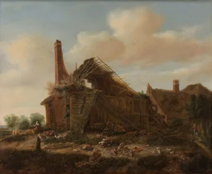 Bauernhaus in Ruinen