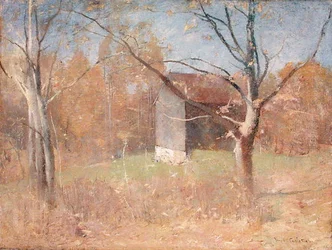 Hinter dem Atelier des Künstlers