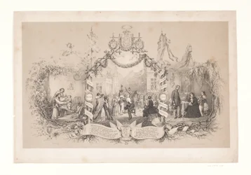 Gedenkblatt zur Heimkehr der Truppen nach dem Krieg 1848-1850