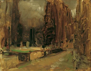 Der Friedhof bei Gravosa bei Ragusa (Studie zu Pax)